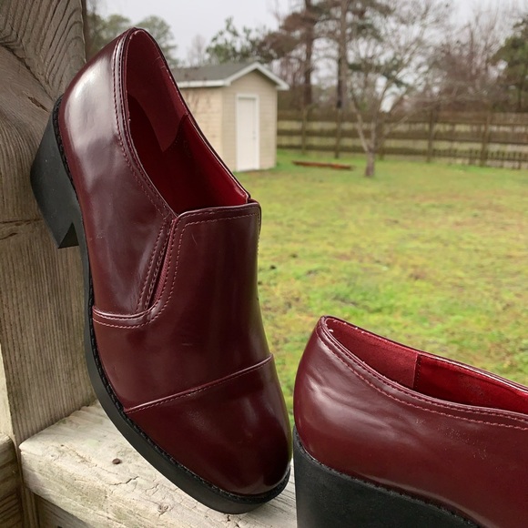 🍄 Bella Marie block heel platform loafer. Size 10 - Picture 4 of 8